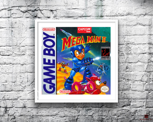 Megaman Ii Game Style Inspired Retro Gaming Poster