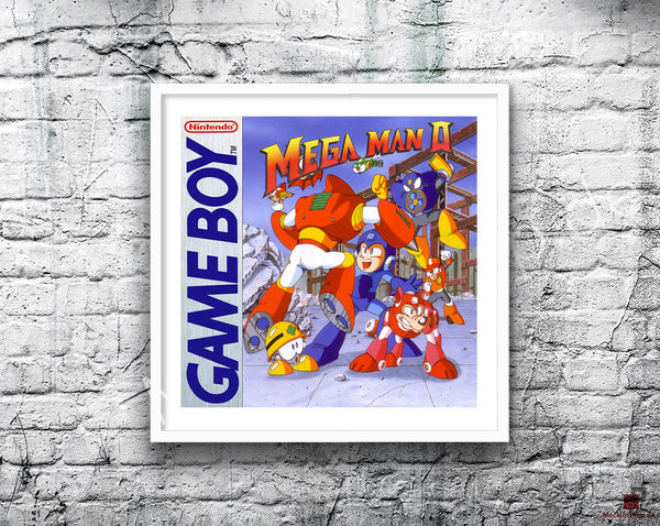Megaman Ii 2 Game Style Inspired Retro Gaming Poster