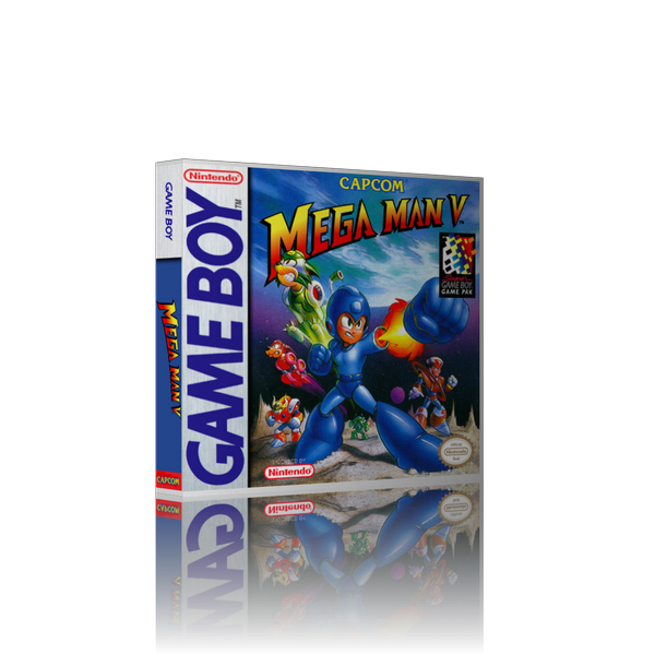Megaman v REPLACEMENT Retro Gaming Case