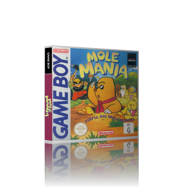 Molemania Au REPLACEMENT Retro Gaming Case