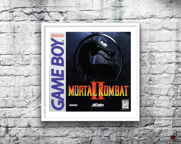 Mortal Kombat Ii Game Style Inspired Retro Gaming Poster
