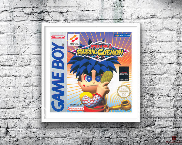 Mystical Ninja Star Ring Goemon Au Game Style Inspired Retro Gaming Poster