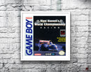Nigel Mansells World Championship Racing Gb Game Style Inspired Retro Gaming Poster A2 A3 Or A4