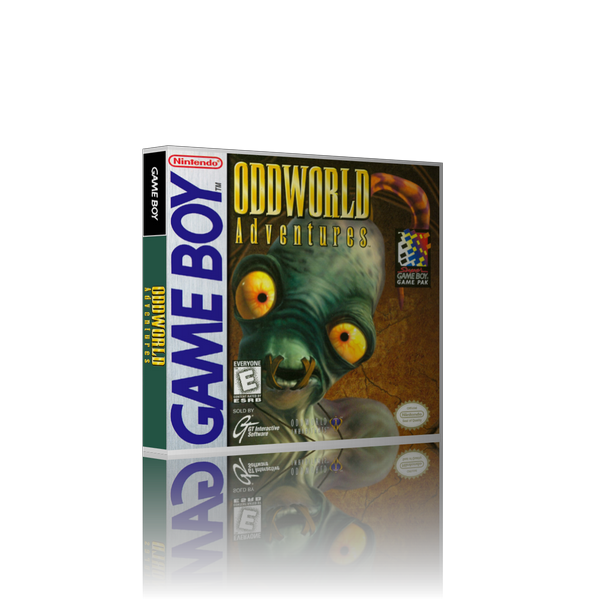 Oddworldadventures REPLACEMENT Retro Gaming Case