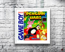 Penguin Wars Game Style Inspired Retro Gaming Poster A2 A3 Or A4