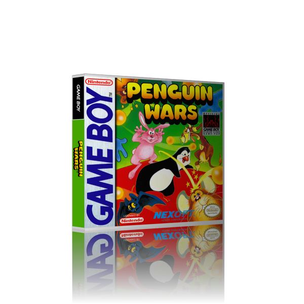 Penguinwars REPLACEMENT Retro Gaming Case