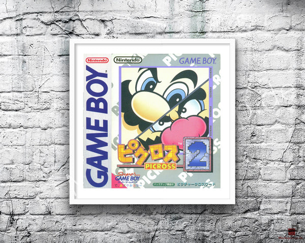 Picross 2 Jp Game Style Inspired Retro Gaming Poster