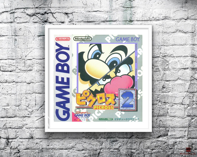 Picross 2 Jp Game Style Inspired Retro Gaming Poster A2 A3 Or A4
