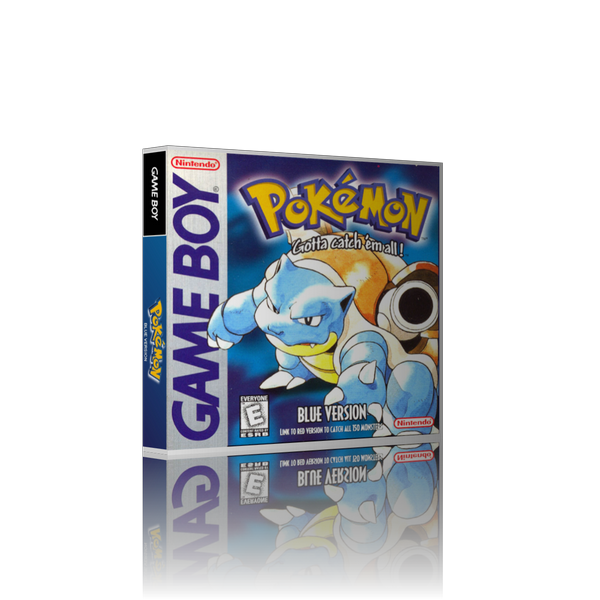 Pokemon blue REPLACEMENT Retro Gaming Case