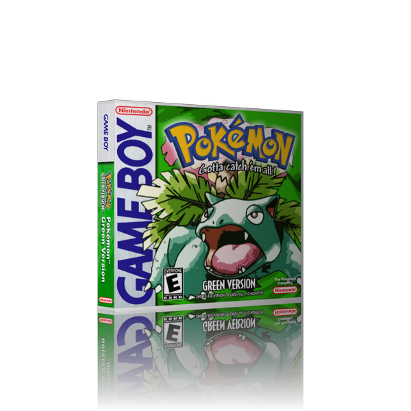 Pokemon green 3 REPLACEMENT Retro Gaming Case