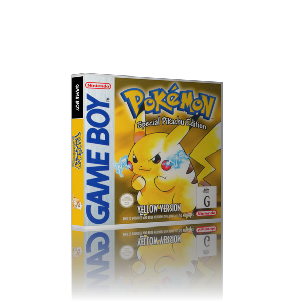 Pokemon yellow Au REPLACEMENT Retro Gaming Case