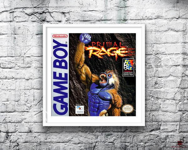 Primal Rage Game Style Inspired Retro Gaming Poster
