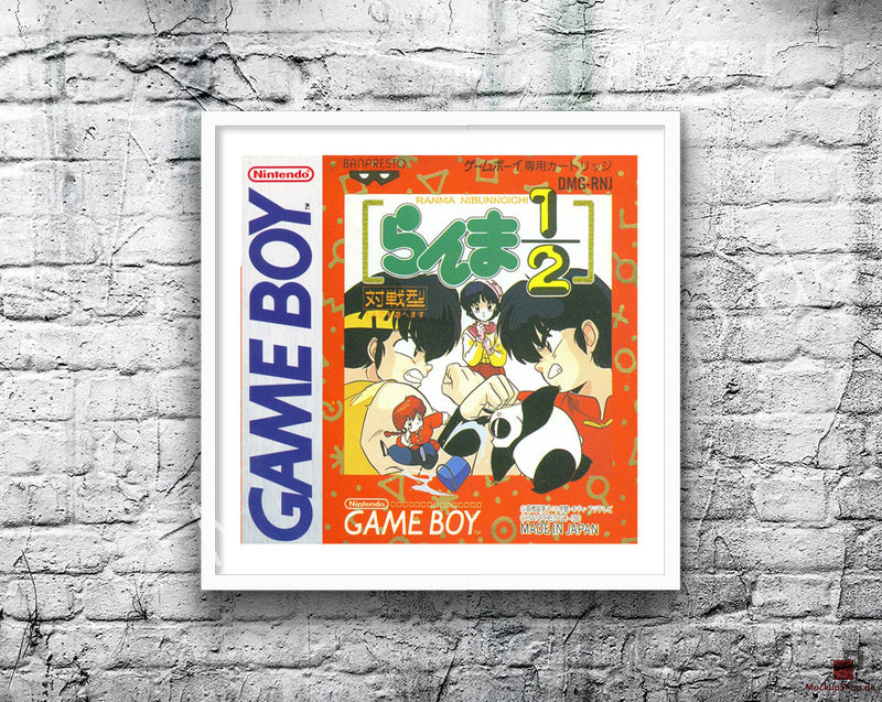 Ranma1 2 Jp Game Style Inspired Retro Gaming Poster A2 A3 Or A4