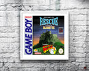 Rescue Of Princess Blobette Gb Game Style Inspired Retro Gaming Poster A2 A3 Or A4