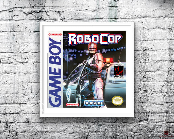 Robocop Ca Game Style Inspired Retro Gaming Poster
