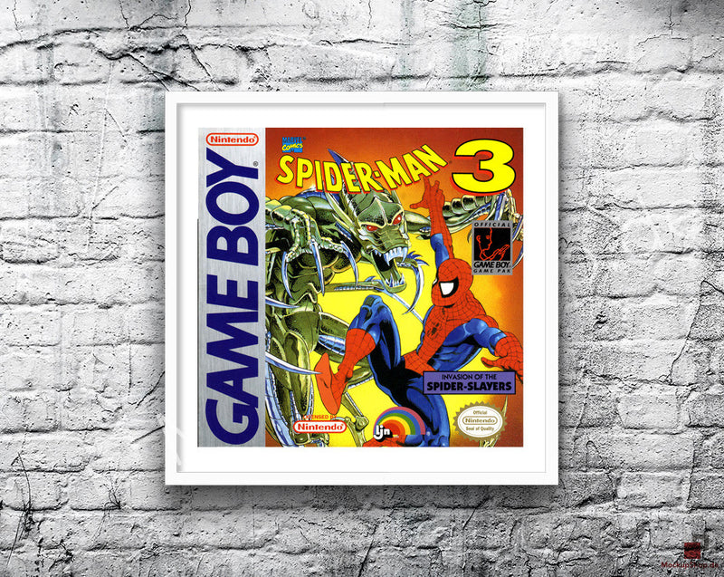 Spiderman 3 Invasion Of The Spiders Layers Game Style Inspired Retro Gaming Poster A2 A3 Or A4