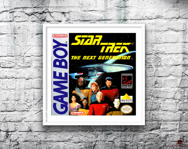 Star Trek Next Generation Game Style Inspired Retro Gaming Poster