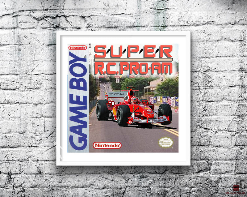 Super Rc Pro Am Game Style Inspired Retro Gaming Poster A2 A3 Or A4