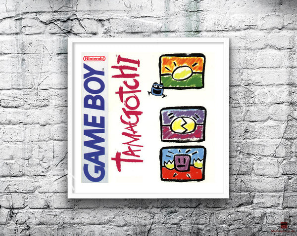 Tamagotchi Game Style Inspired Retro Gaming Poster