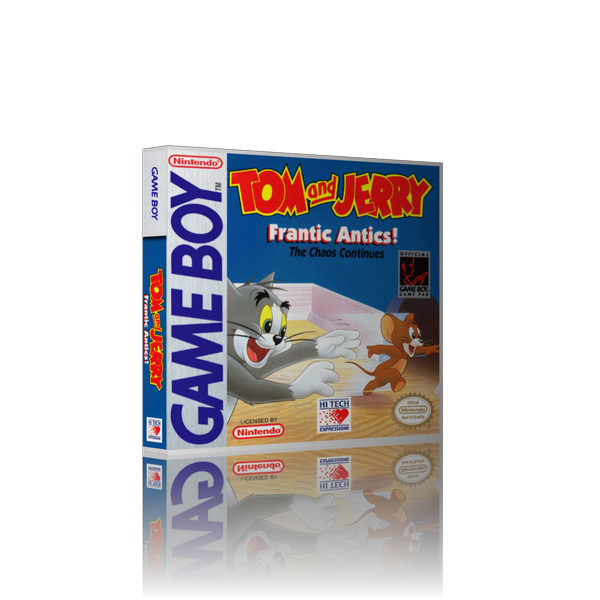 Tom and Jerry Frantic Antics REPLACEMENT Retro Gaming Case