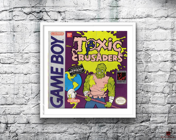 Toxic Crusaders Game Style Inspired Retro Gaming Poster