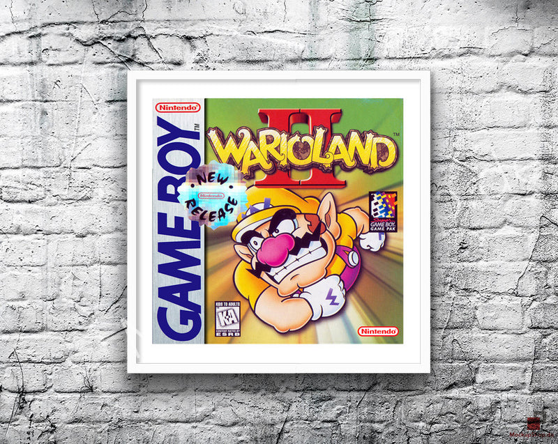 Wario Land 2 Game Style Inspired Retro Gaming Poster A2 A3 Or A4