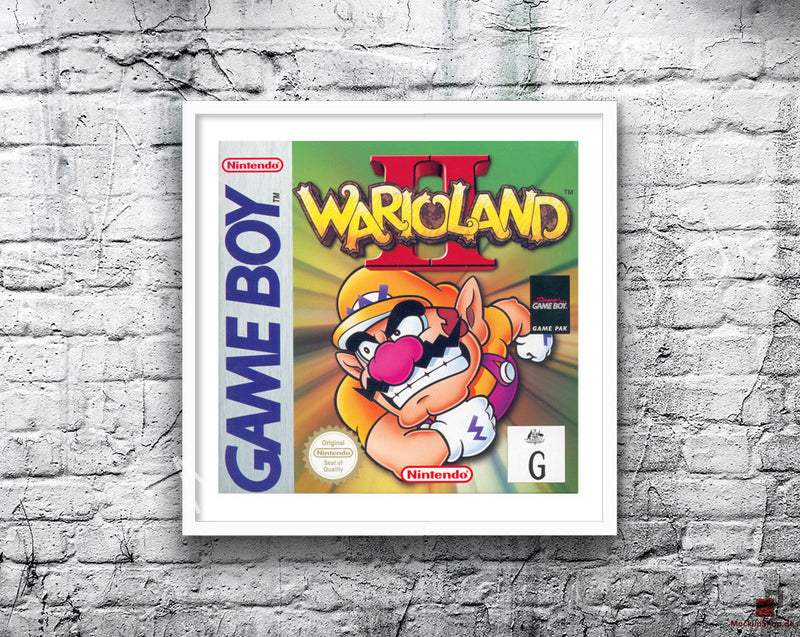 Wario Land Ii Game Style Inspired Retro Gaming Poster A2 A3 Or A4