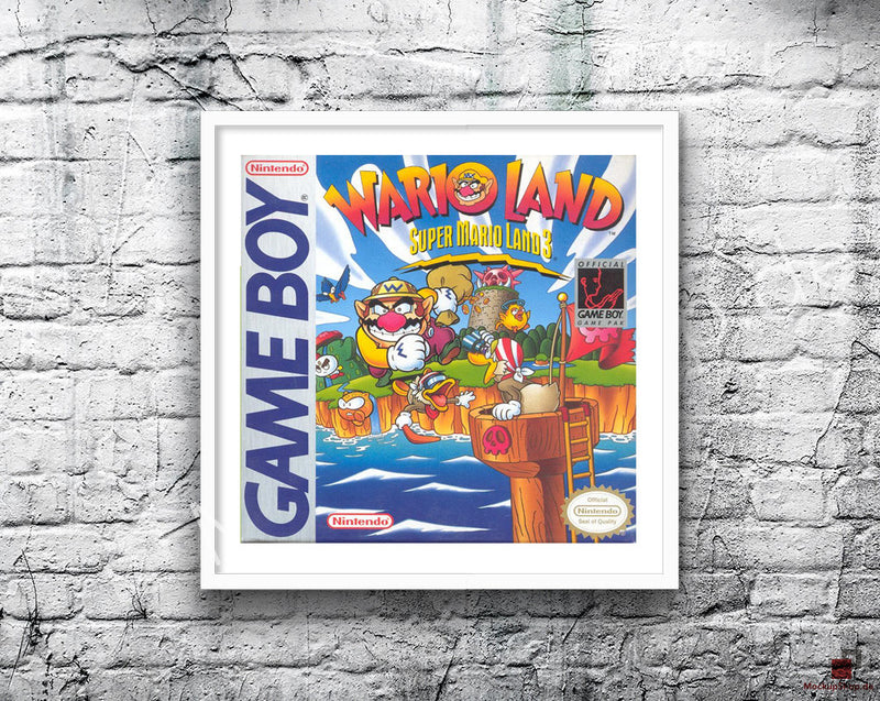 Wario Land Super Mario L And 3 Game Style Inspired Retro Gaming Poster A2 A3 Or A4
