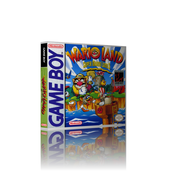 Wario Land Super Mario Land 3 2 REPLACEMENT Retro Gaming Case