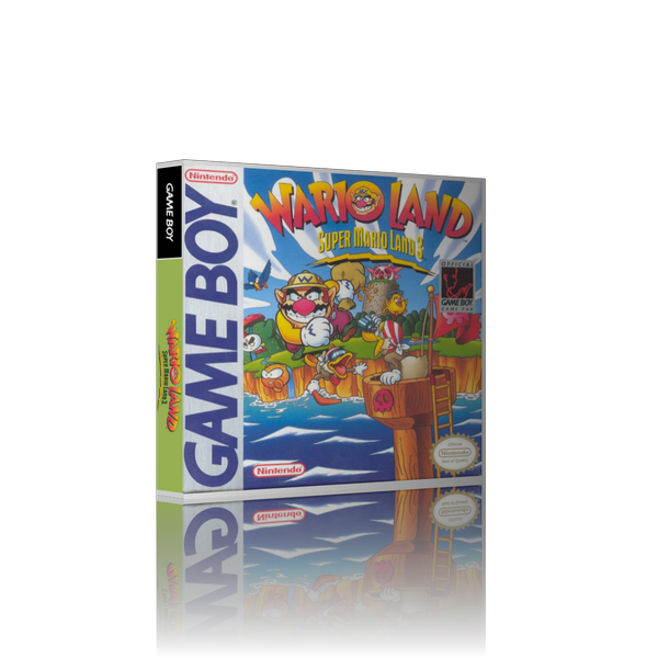 Wario Land Super Mario Land 3 REPLACEMENT Retro Gaming Case