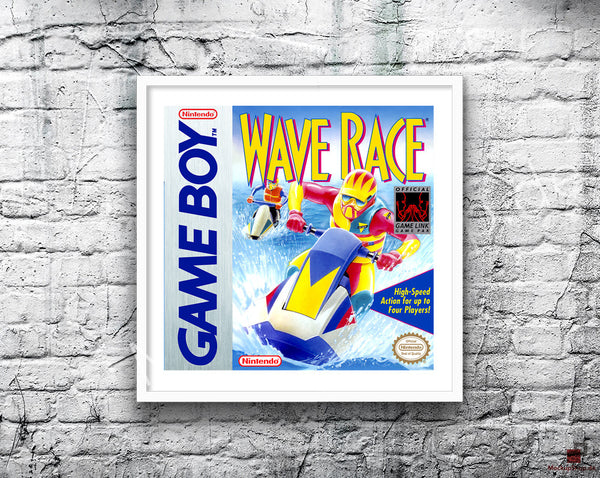 Waverace Game Style Inspired Retro Gaming Poster