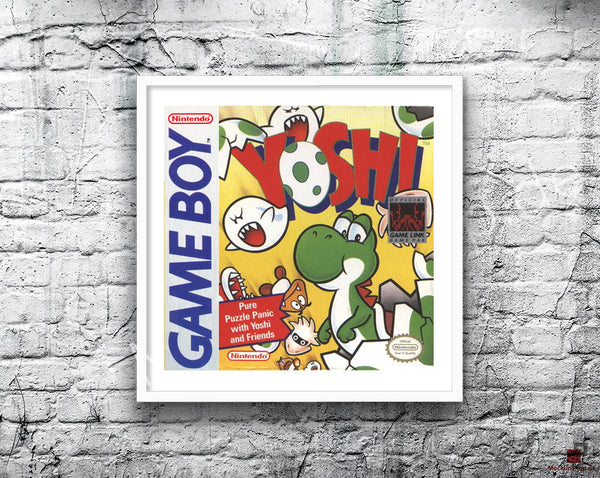 Yoshi Game Style Inspired Retro Gaming Poster