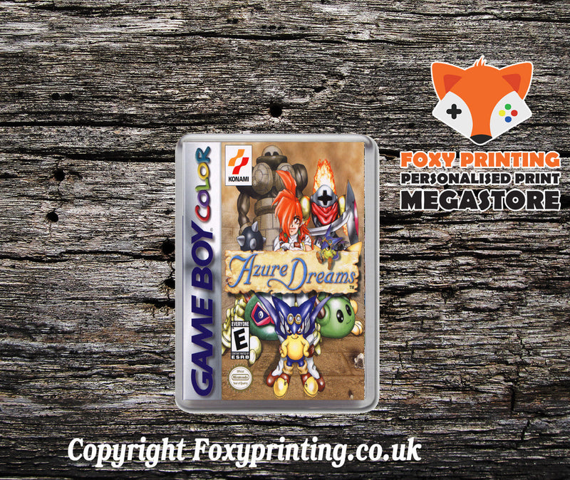 Azure Dreams Retro Gaming Magnet