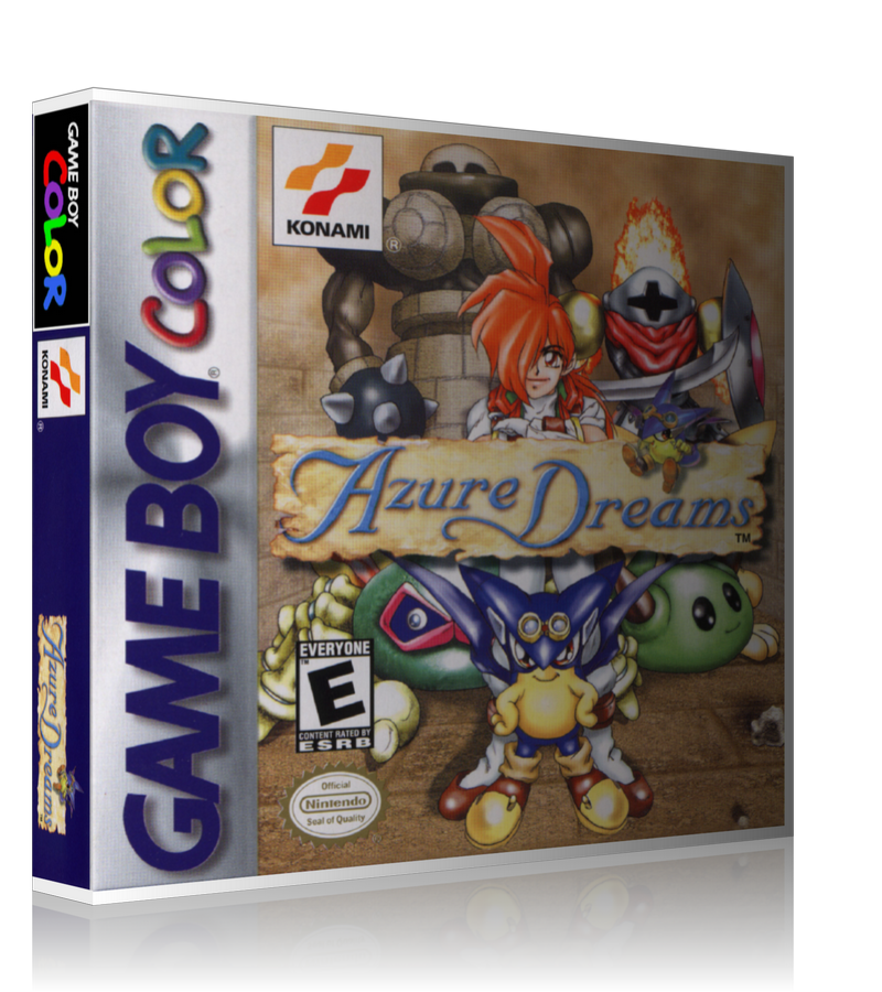 Gameboy Colour Azure dreams Retro Game REPLACEMENT GAME Case Or Cover