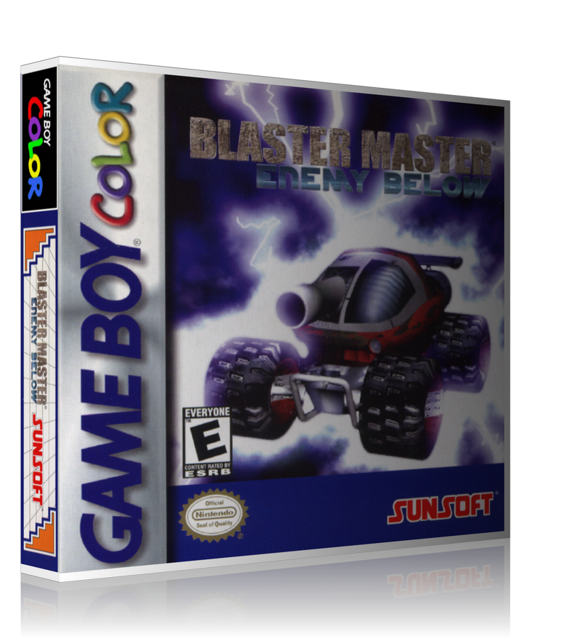 Gameboy Colour Blaster master Enemy below Retro Game REPLACEMENT GAME Case Or Cover