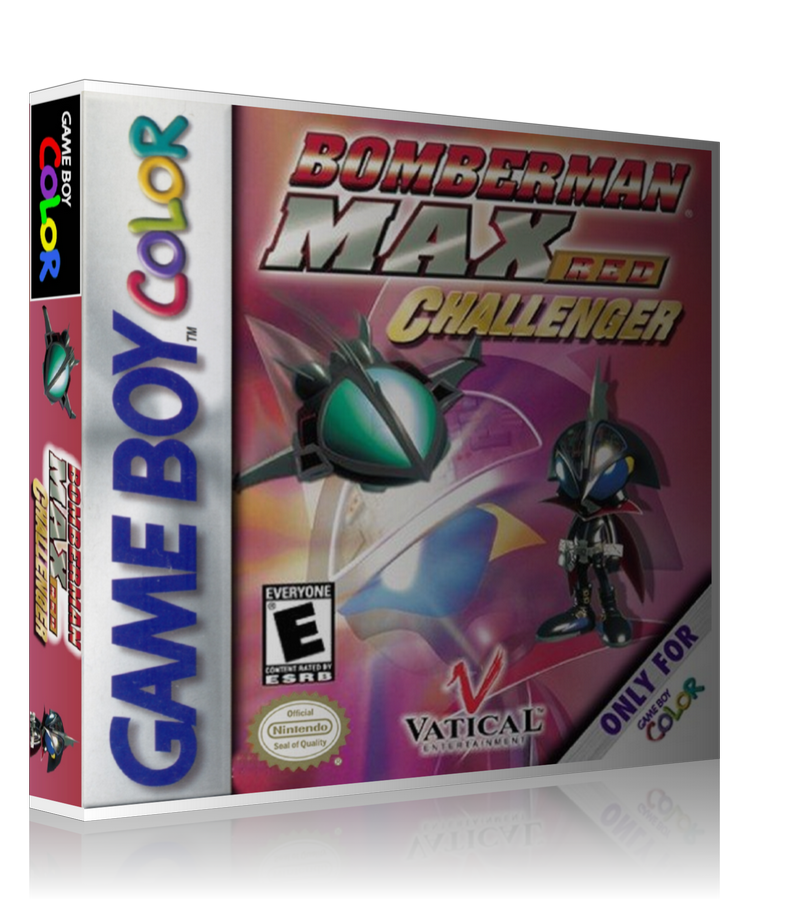 Gameboy Color Bomberman Max Red Challenger Game Cover To Fit A UGC Style Replacement Game – Gameboy Color Case product image