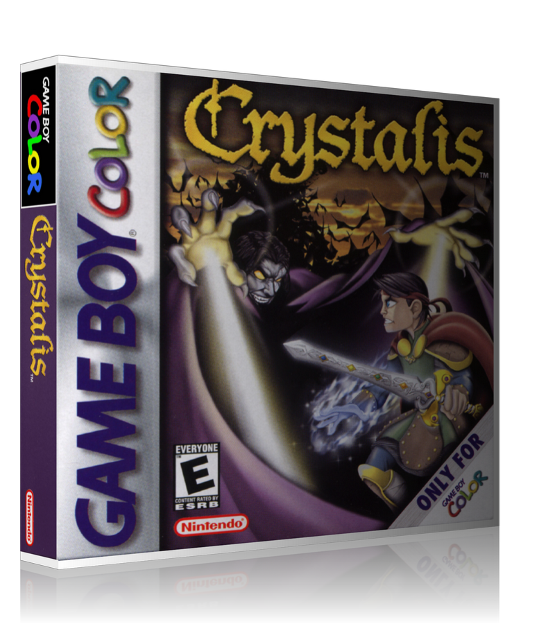 Gameboy Color Crystalis Game Cover To Fit A UGC Style Replacement Game Case