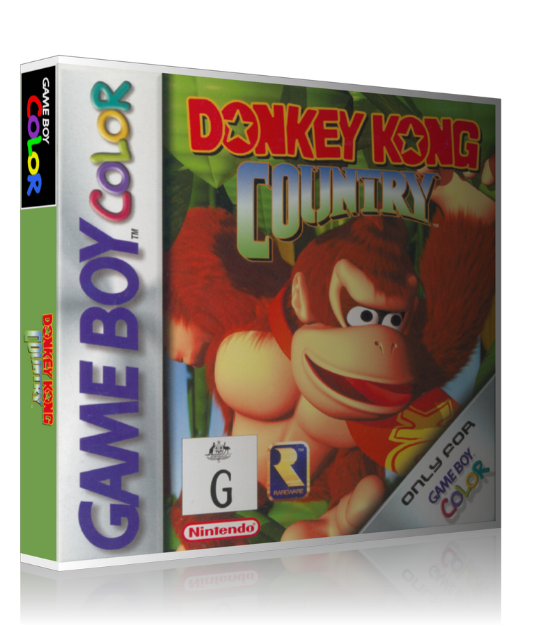 Gameboy Color Donkey Kong Country Game Cover To Fit A UGC Style Replacement Game Case – Gameboy Color Case product image 1