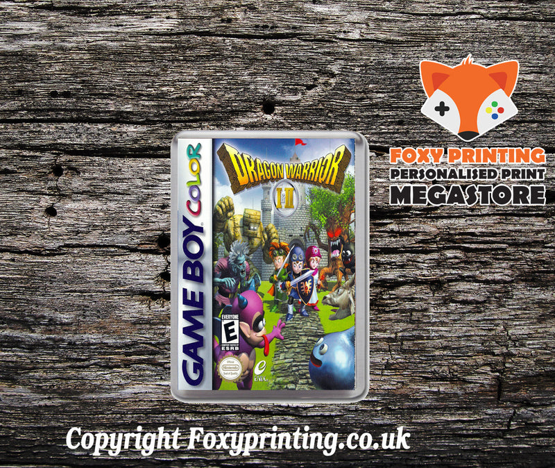 Dragon Warrior 1 and 2 Retro Gaming Magnet