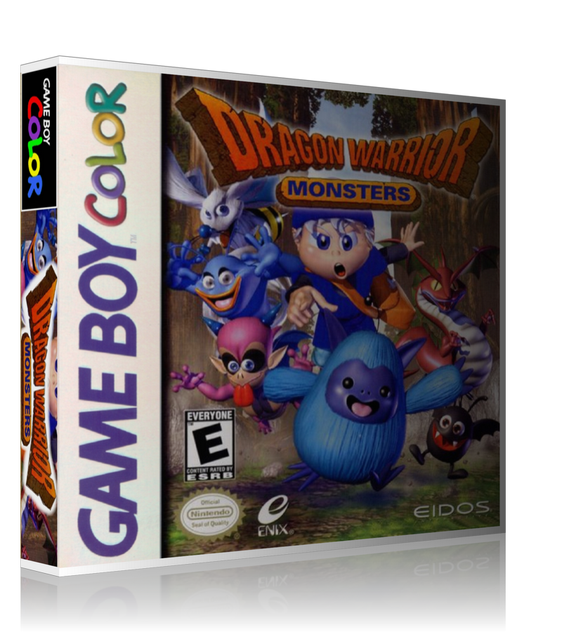 Gameboy Color Dragon Warrior Monsters Game Cover To Fit A UGC Style Replacement Game Case
