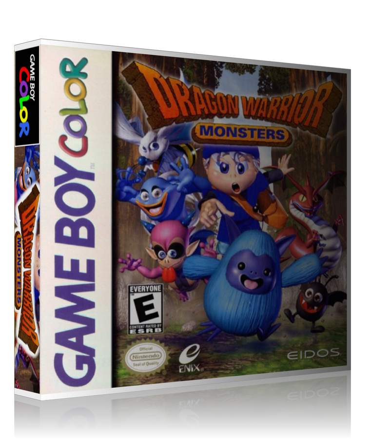 Gameboy Colour Dragon warrior monsters Retro Game REPLACEMENT GAME Case Or Cover