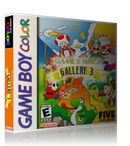 Gameboy Color Game And Watch Gallery 3 Game Cover To Fit A UGC Style Replacement Game Case