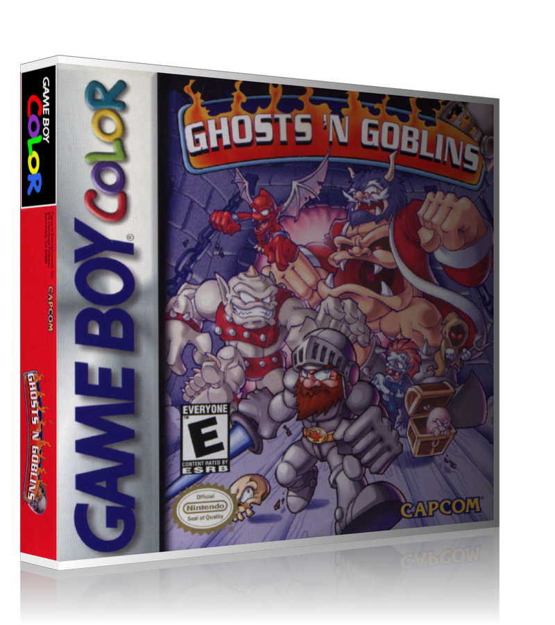 Gameboy Color Ghosts N Goblins Game Cover To Fit A UGC Style Replacement Game Case – Gameboy Color Case product image 1