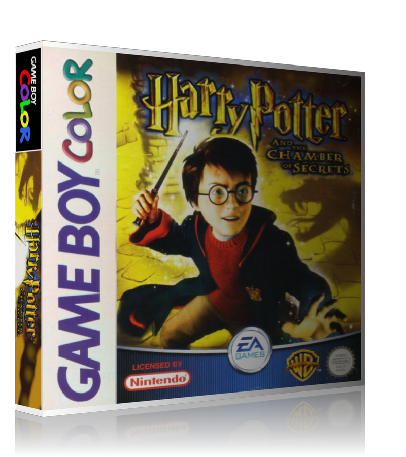 Gameboy Color Harry Potter And The Chamber Of Secrets Game Cover To Fit A UGC Style Replacement Game Case