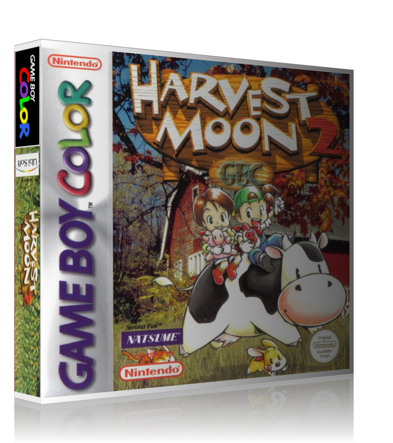 Gameboy Colour Harvest moon2 Retro Game REPLACEMENT GAME Case Or Cover