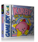Gameboy Color Kirby Tilt N Tumble Game Cover To Fit A UGC Style Replacement Game Case
