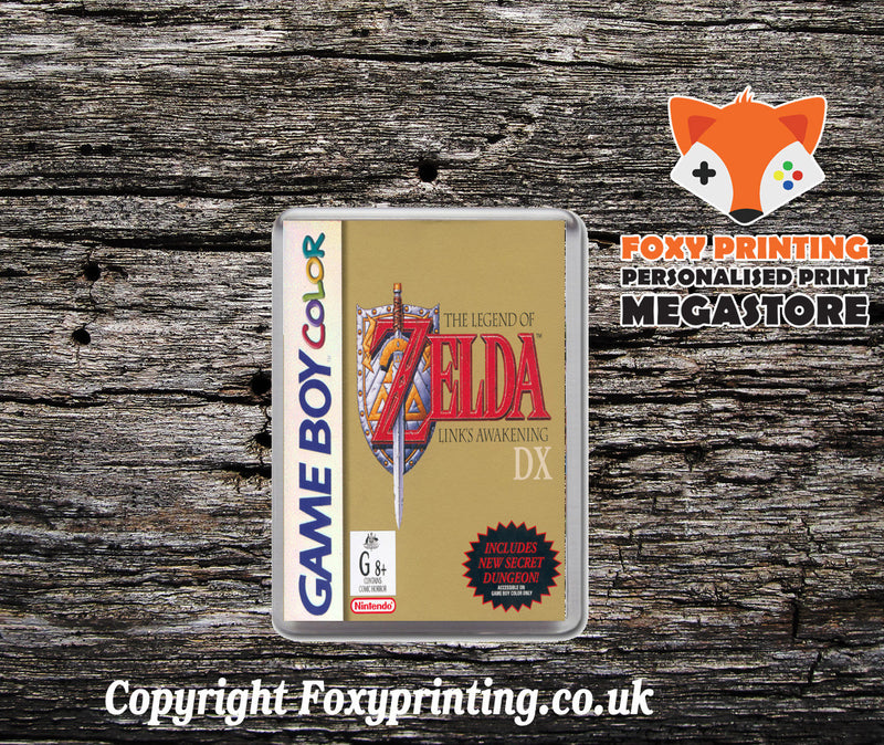 Legend of Zelda Links Awakening DX Retro Gaming Magnet