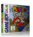 Gameboy Color Mario Golf Game Cover To Fit A UGC Style Replacement Game Case