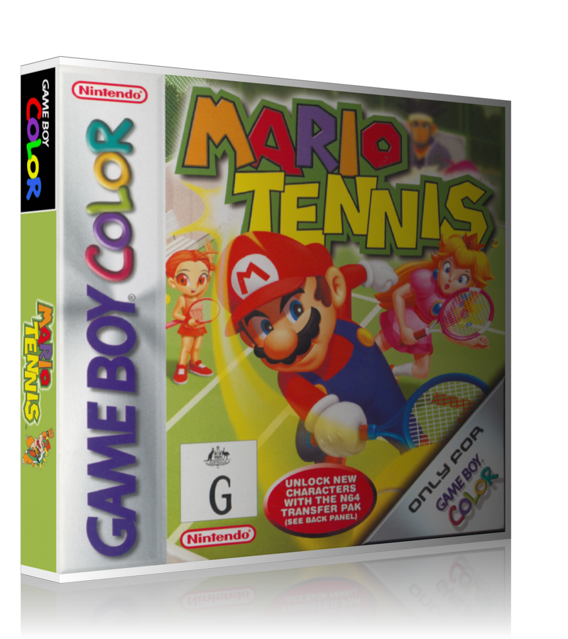 Gameboy Colour Mario tennis_Au Retro Game REPLACEMENT GAME Case Or Cover