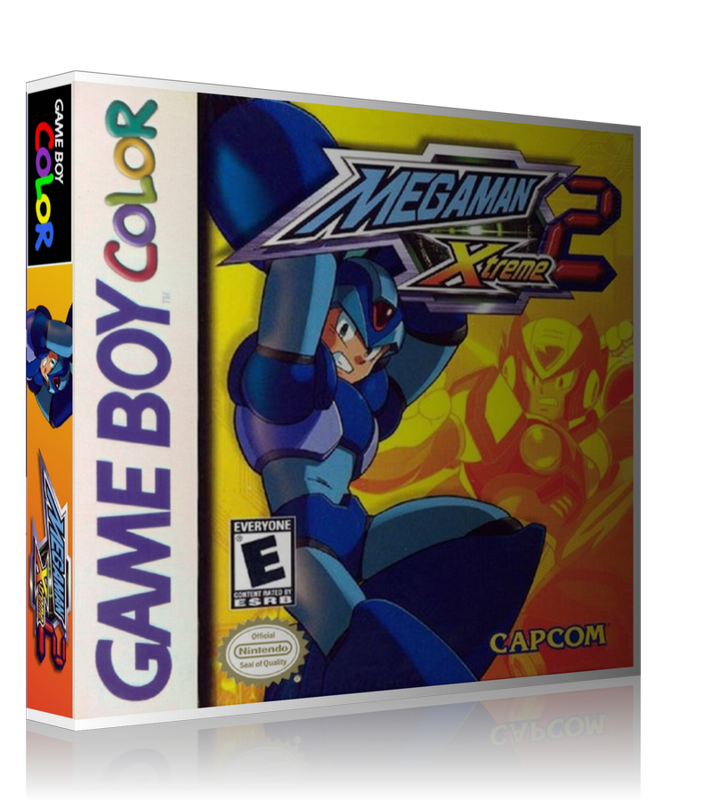 Gameboy Color Megaman Xtreme 2 Game Cover To Fit A UGC Style Replacement Game Case – Gameboy Color Case product image 1